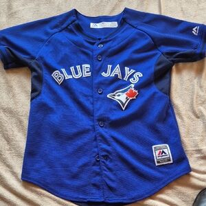 Majestic Blue Kids Blue Jays Shirt